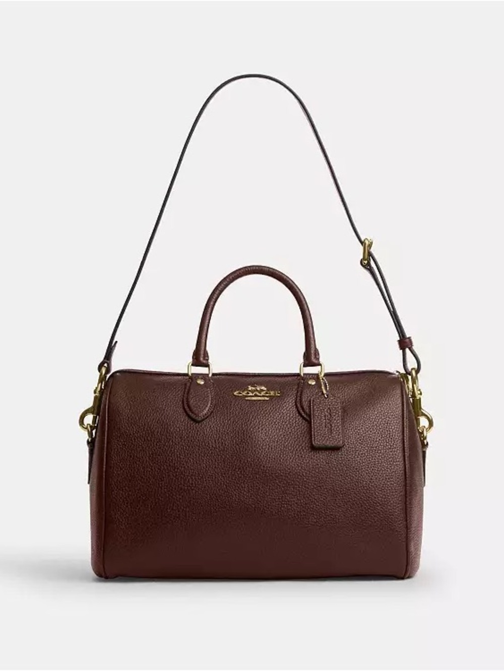 Coach Large Rowan Satchel Bag in Maple NWT - Picture 6 of 12